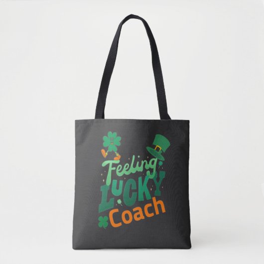 Voetbalcoach voor de dag van de ierse heilige patr tote bag (Voorkant)