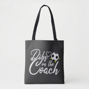 Voetbalcoach Vrouw Claimt de Coach Tote Bag