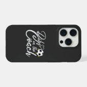 Voetbalcoach Vrouw Dibs op de Coach iPhone Hoesje (Achterkant horizontaal)