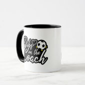 Voetbalcoach Vrouw Dibs op de Coach Mok (Voorkant links)