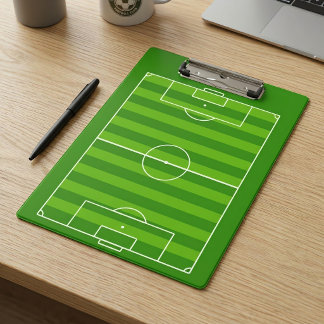 Voetbalcoach's Aangepaste Voetbalveld / Pitch Spor Klembord