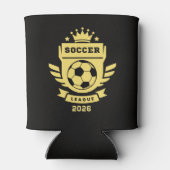 Voetbalcompetitie 2026 blikjeskoeler (Achterkant)
