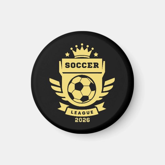 Voetbalcompetitie 2026 magneet (Voorkant)