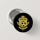 Voetbalcompetitie 2026 ronde button 3,2 cm (Voorkant /achterkant)