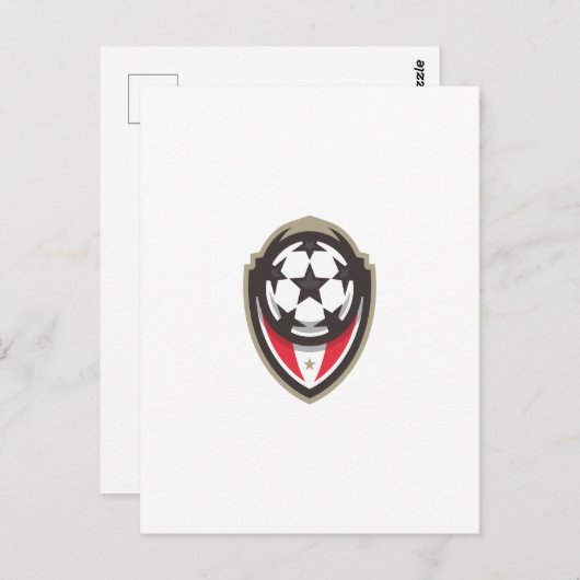 voetbalcompetitie briefkaart (Voorkant / Achterkant)