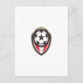 voetbalcompetitie briefkaart (Voorkant)