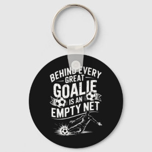 Voetbaldoel, Achter elke geweldige keeper is een l Sleutelhanger