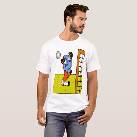 voetbaldoel t-shirt (Voorkant volledig)