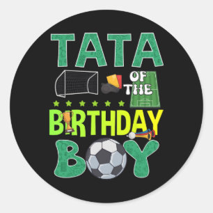 Voetbaldoel Verjaardag Jongen Feest Trofee Ll Voor Ronde Sticker