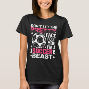 Voetbaldoelman Kunst voor mannen vrouwen jongens m T-shirt