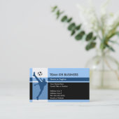 voetbalelegantie visitekaartje (Staand voorkant)