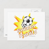 Voetbalfamilie Briefkaart (Voorkant / Achterkant)