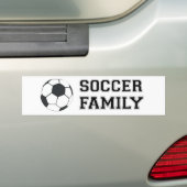 Voetbalfamilie Bumpersticker (Op auto)
