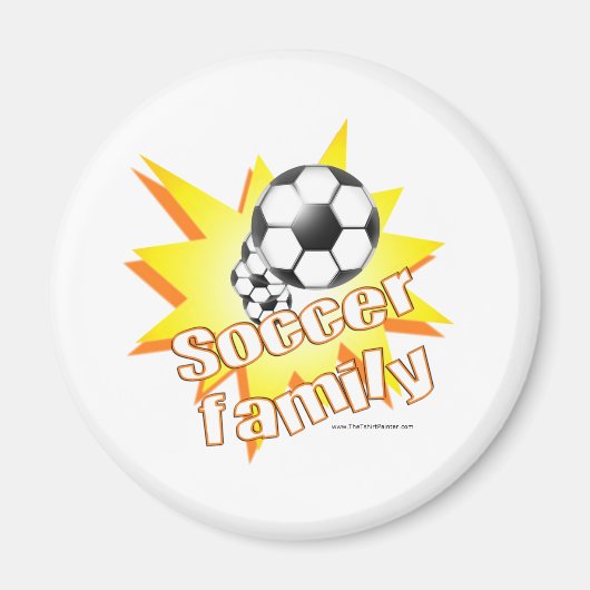 Voetbalfamilie Magneet (Voorkant)