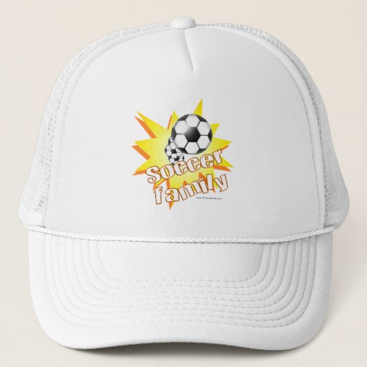 Voetbalfamilie Trucker Pet (Voorkant)