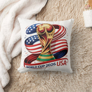 Voetbalfan 2026 Voetbal Thema Decorative Kussen