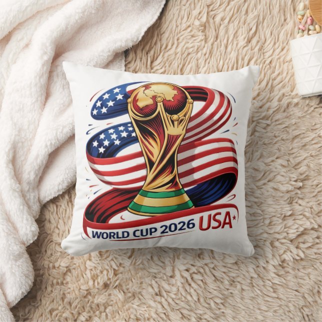Voetbalfan 2026 | Voetbal Thema Decorative Kussen  (Deken)