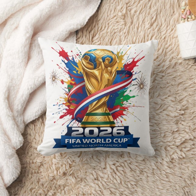 Voetbalfan 2026 | Voetbal Thema Decorative Kussen  (Deken)