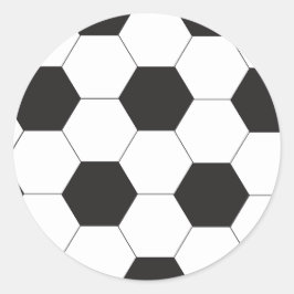 Voetbalfan en coach terug naar school ronde sticker