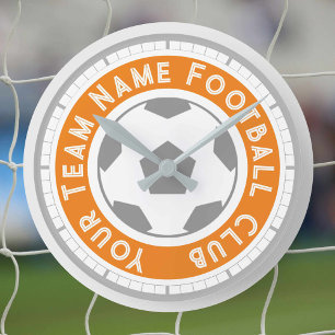 Voetbalfan of Voetbal Supporter Ronde Klok