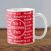 Voetbalfan of Voetbal Supporter Rood & Wit