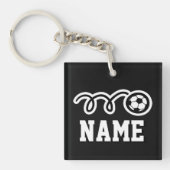 Voetbalfan sleutelhanger (voorkant)