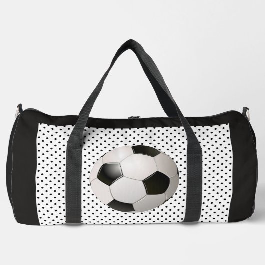 Voetbalfan Zwart  Plunjezak (Voorkant)