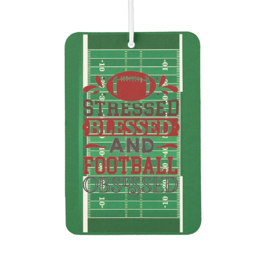 “Voetbalfanatisch” luchtverfrisser (Voorkant)