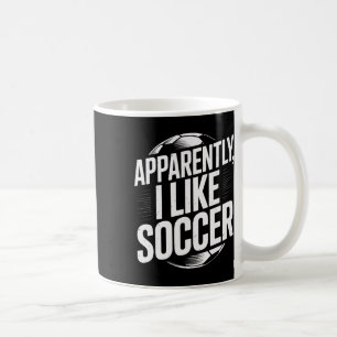 Voetbalfans Blijkbaar Houd Ik Van Voetbal Voetbalt Koffiemok