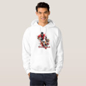 Voetbalfans Grafisch en Tekst Hoodie (Voorkant volledig)