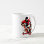 Voetbalfans Grafisch en Tekst Koffiemok (Voorkant rechts)