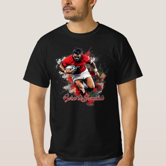 Voetbalfans Grafisch en Tekst T-shirt (Voorkant)