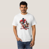 Voetbalfans Grafisch en Tekst T-shirt (Voorkant volledig)
