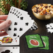 Voetbalfan's spel kaarten (Insitu)