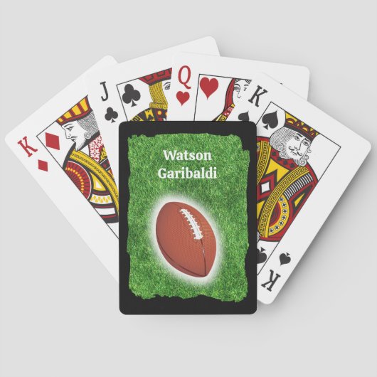 Voetbalfan's spel kaarten (Achterkant)