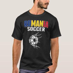 Voetbalfans van Roemenië Jersey steunen Roemeens v T-shirt