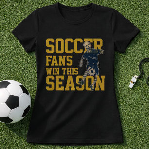 Voetbalfans winnen dit seizoen skeleton toernooi t-shirt