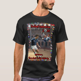 Voetbalfeest 2026 op een Zwarte T-shirt