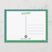 Voetbalfeest Dank u Briefkaart (Achterkant)