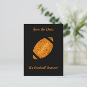 Voetbalfeest Tailgate-benodigdheden Zwart Goud Briefkaart (Staand voorkant)