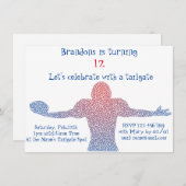 Voetbalfeest Uitnodiging (Voorkant / Achterkant)