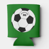 Voetbalfeest, Voetbal met Naam & Nummer Blikjeskoeler (Achterkant)