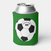 Voetbalfeest, Voetbal met Naam & Nummer Blikjeskoeler (Blikje Achterkant)