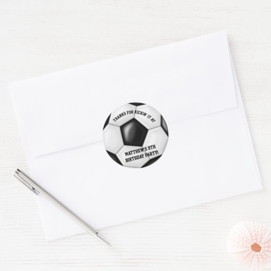 Voetbalfeest voor Stickers (Envelop)