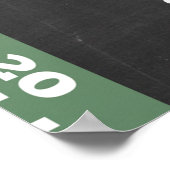 Voetbalfeest Welkomstbord Poster (Hoek)