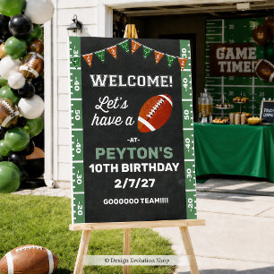 Voetbalfeest Welkomstbord Poster