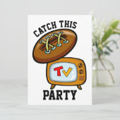 Voetbalfeestje Kaart (Staand voorkant)