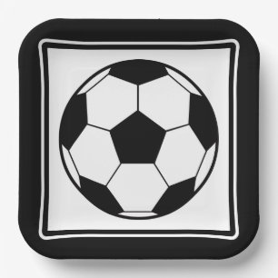 Voetbalfeestje Papieren Bordje