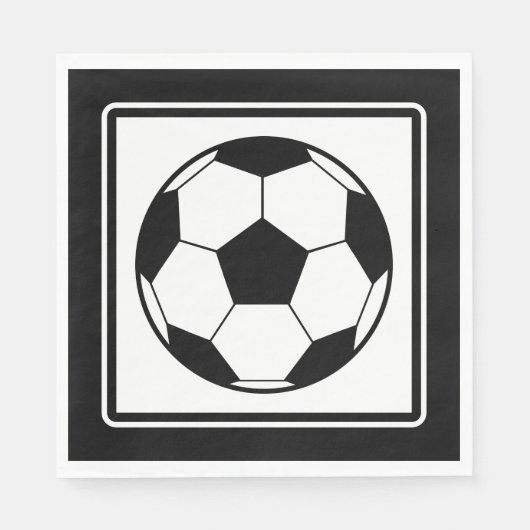Voetbalfeestje Servet (Voorkant)