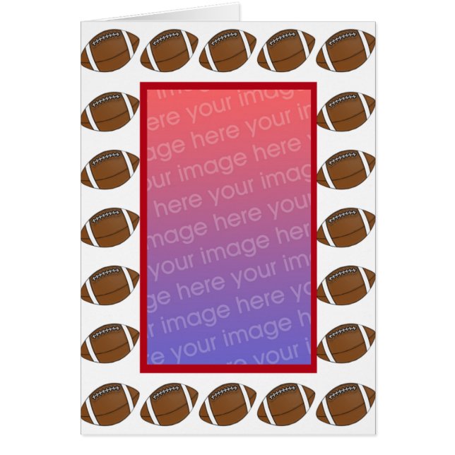 voetbalfoto-Kaart (Voorkant)